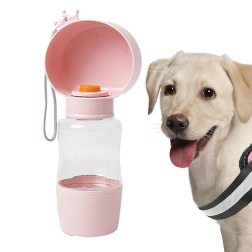 Tragbare Hunde-Wasserflasche, 400 ml, Outdoor-Wasserflasche und Futterbehälter – Hunde-Reisezubehör zum Wandern, Spazierengehen, Reisen, Camping, Picknick Samuliy von Samuliy