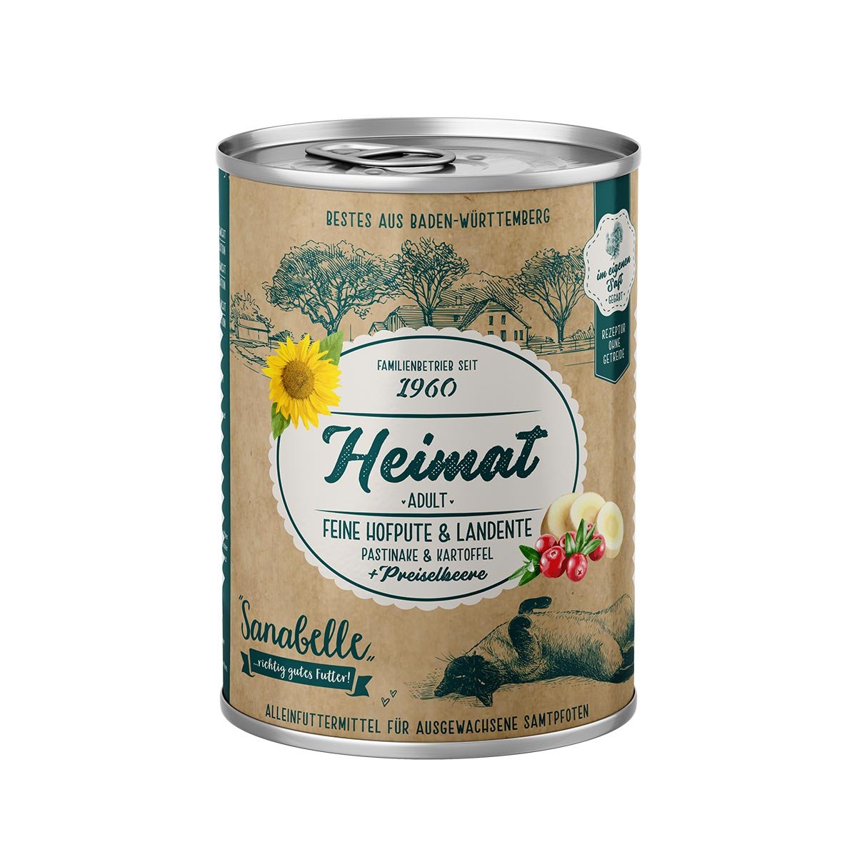 Sanabelle Heimat feine Hofpute & Landente 12x400g Sanabelle Heimat feine Hofpute & Landente 12x400g von Sanabelle Heimat
