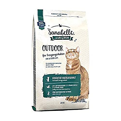 Sanabelle Outdoor | Katzentrockenfutter für ausgewachsene Katzen (ab dem 12. Monat) | besonders geeignet für Freigängerkatzen mit erhöhtem Bewegungsumfang | 2 kg von Sanabelle
