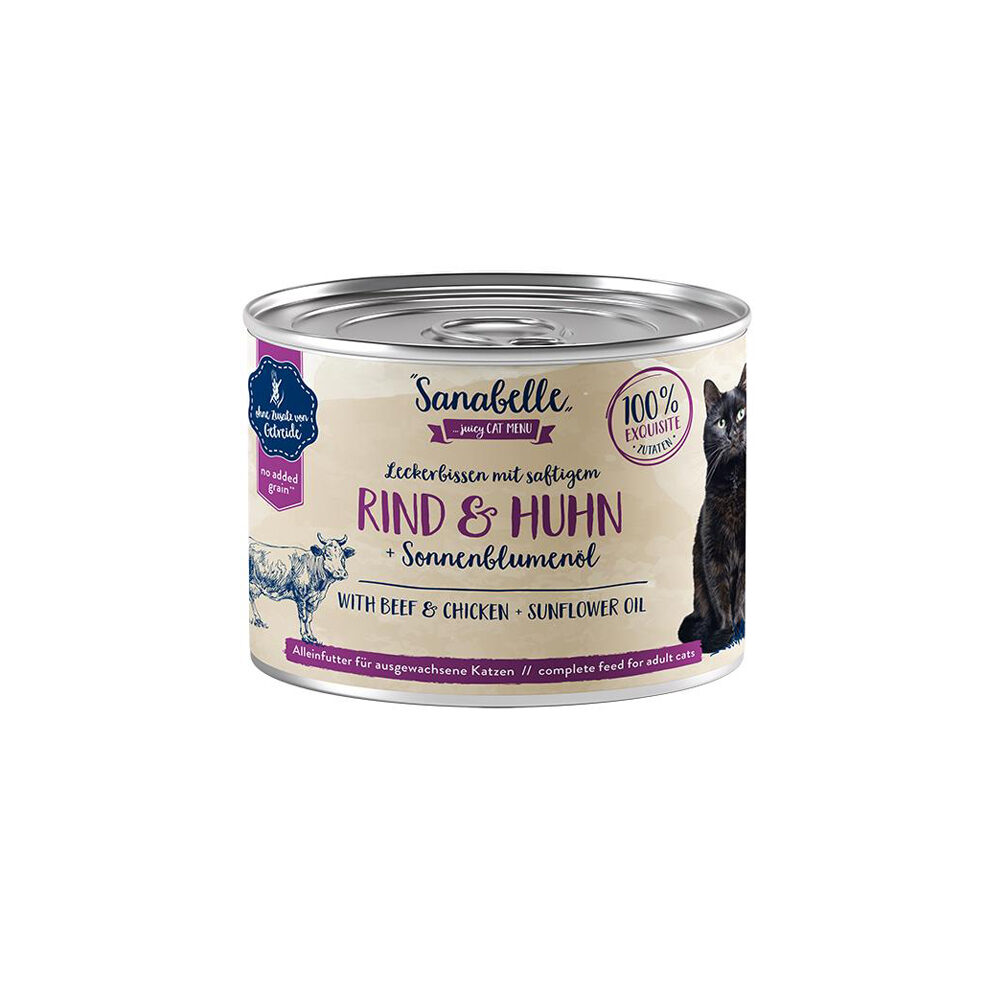 Sanabelle Adult Nassfutter mit Rind & Huhn - 6 x 400 g Sanabelle Adult Nassfutter mit Rind & Huhn - 6 x 400 g von Sanabelle