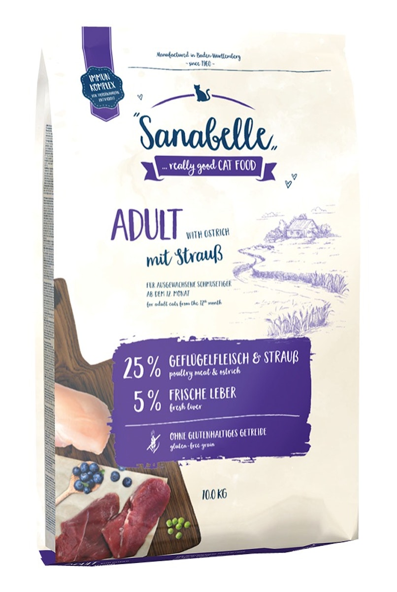 Sanabelle Adult mit Strauß Katzentrockenfutter von Sanabelle
