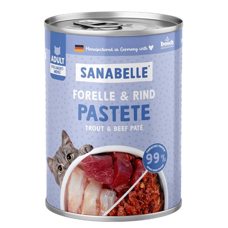 Sanabelle All Meat 6 x 400 g - Forelle & Rind von Sanabelle