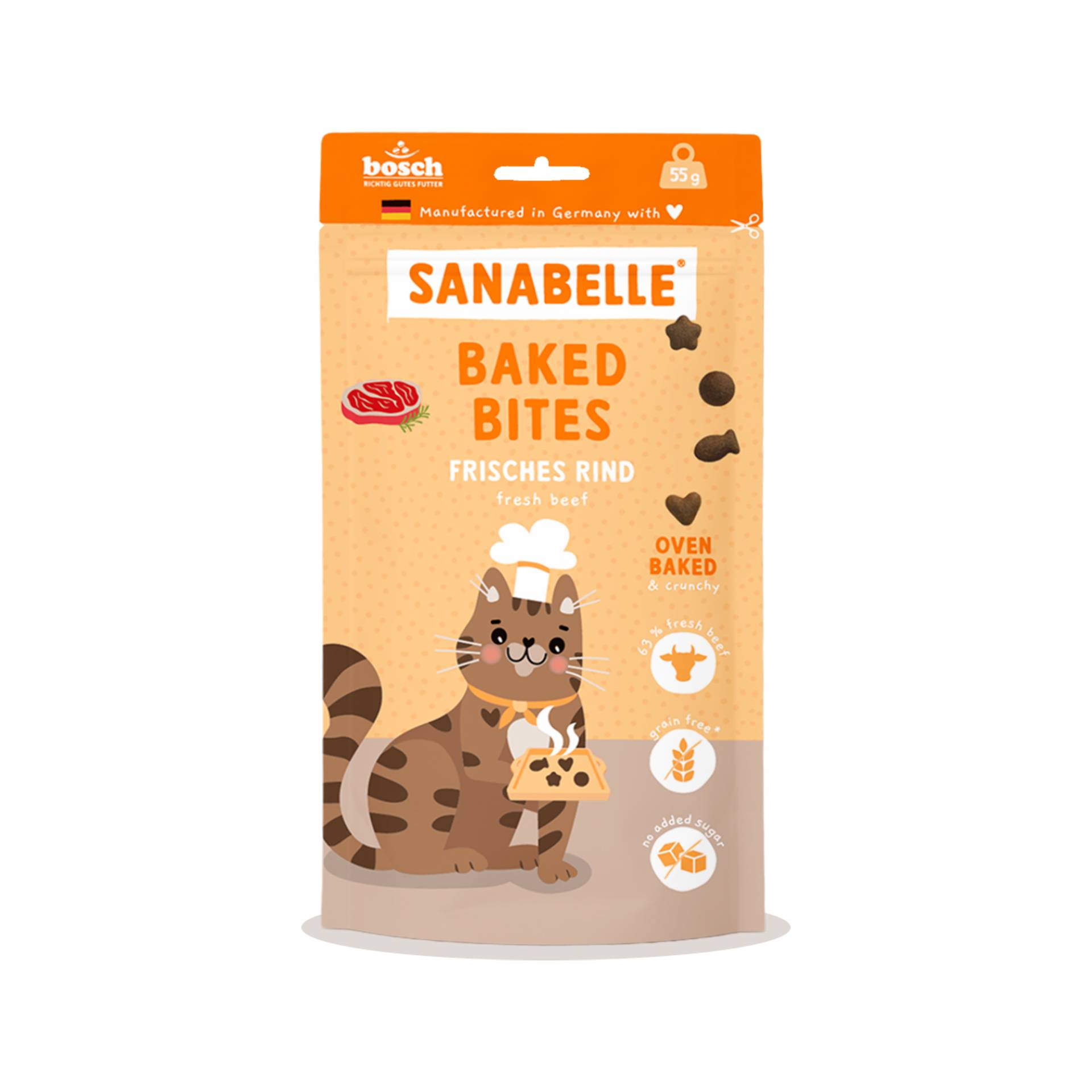 Sanabelle Baked Bites - Frisches Rindfleisch - 55 g Sanabelle Baked Bites - Frisches Rindfleisch - 55 g von Sanabelle