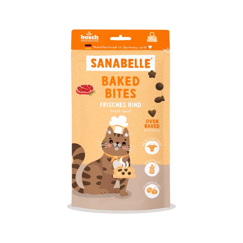 Sanabelle Baked Bites - Frisches Rindfleisch - 55 g von Sanabelle