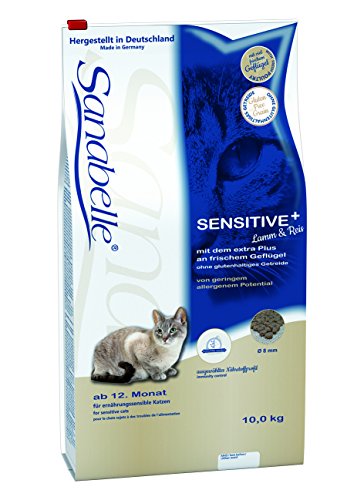 Sanabelle Cat Sensitive mit Lamm 10kg, 1er Pack (1 x 10 kg Packung) - Katzenfutter von Sanabelle