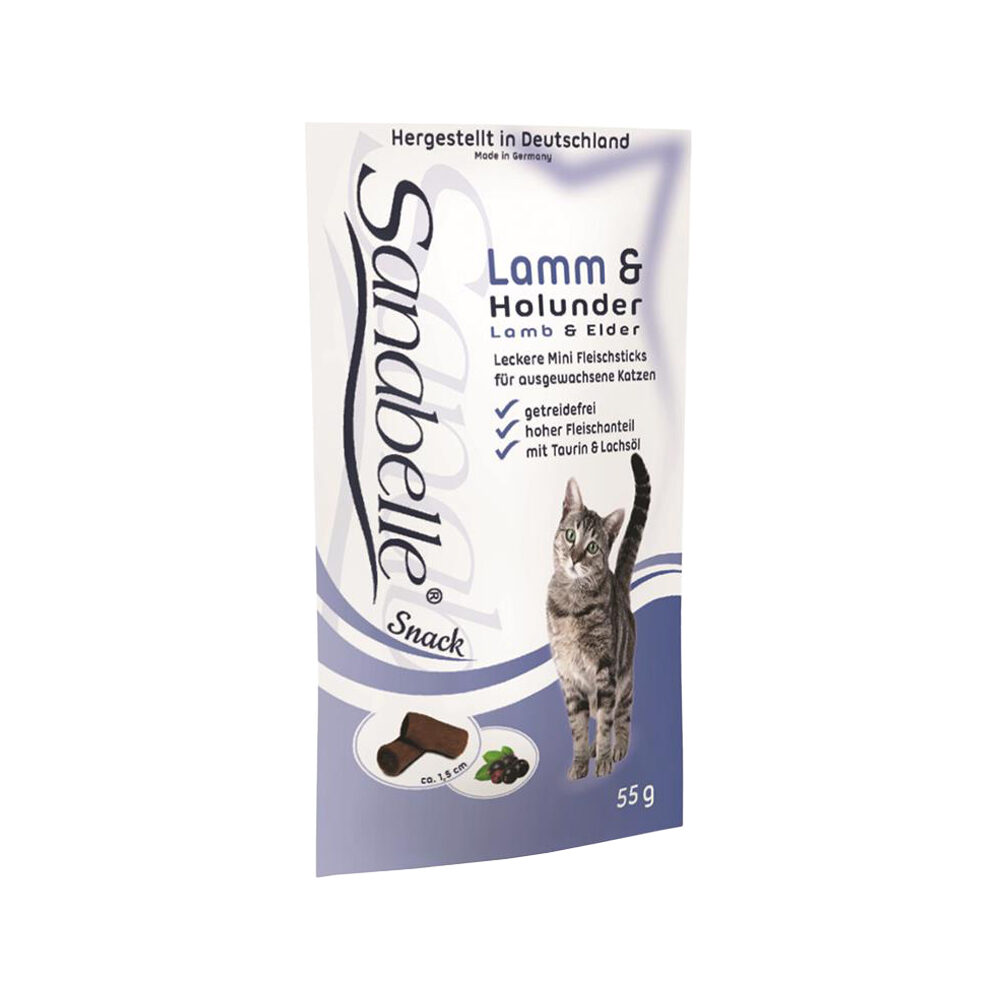 Sanabelle Cat Sticks Lamm & Holunder - 55 g von Sanabelle