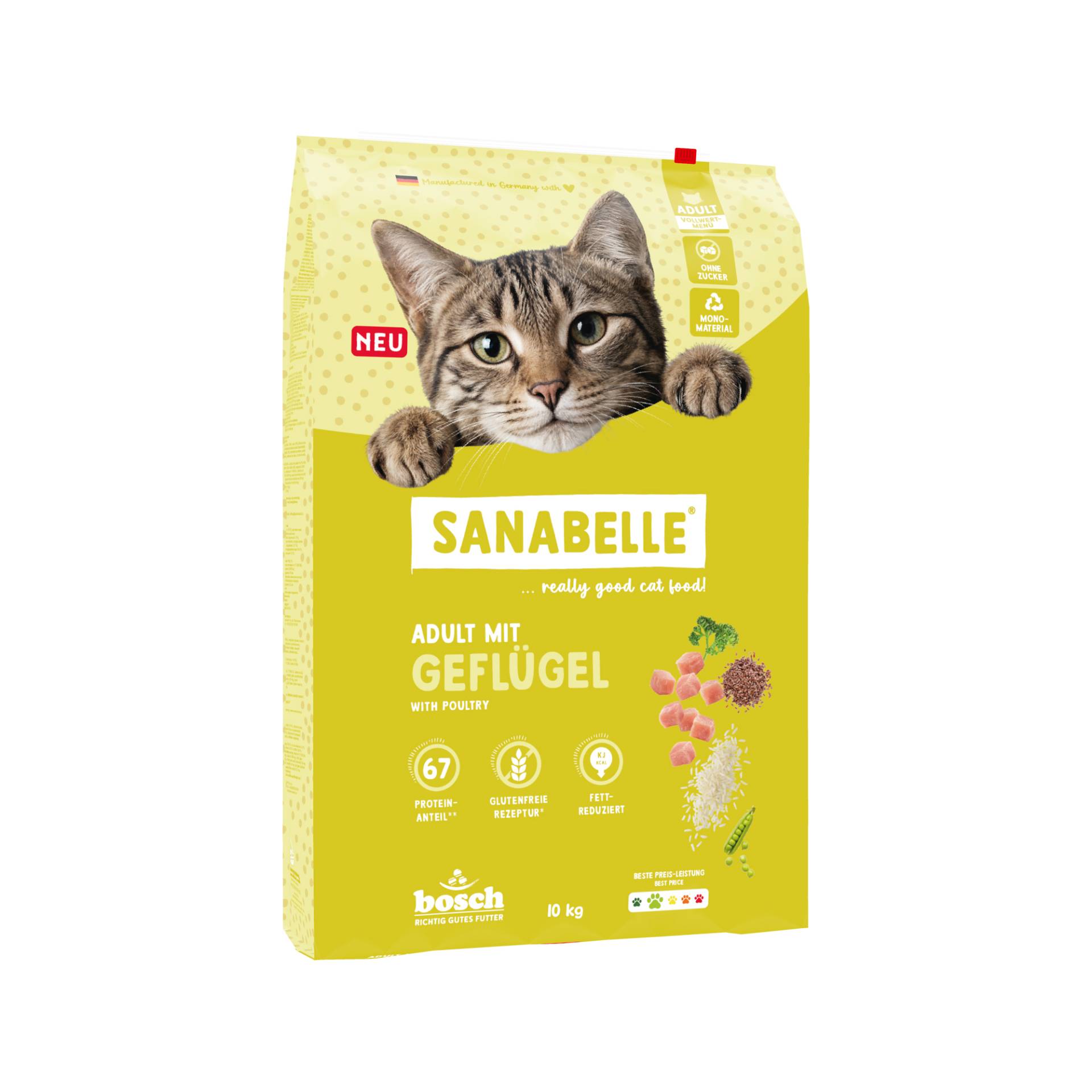 Sanabelle Classic Adult - Geflügel - 10 kg Sanabelle Classic Adult - Geflügel - 10 kg von Sanabelle