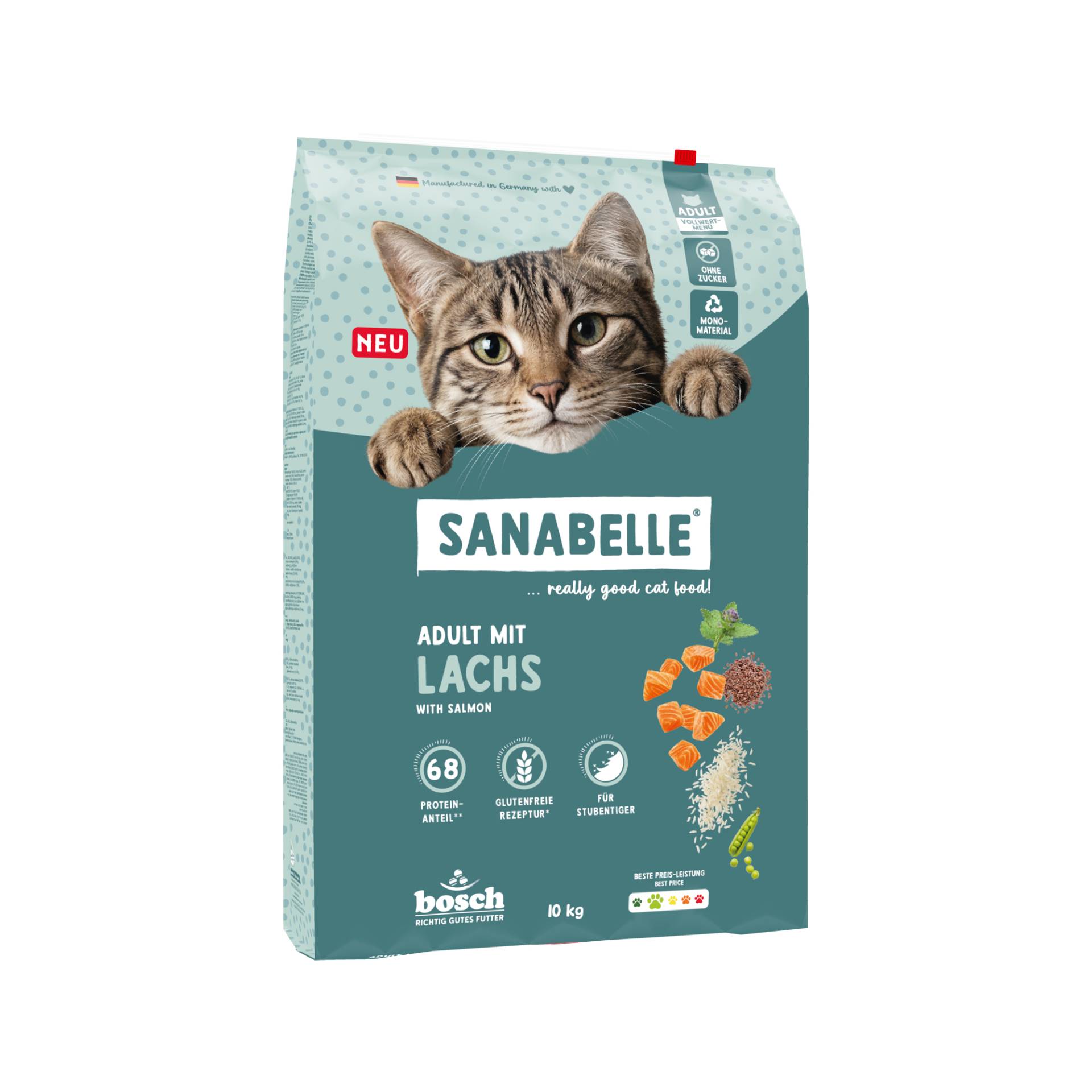 Sanabelle Classic Adult - Lachs - 10 kg Sanabelle Classic Adult - Lachs - 10 kg von Sanabelle
