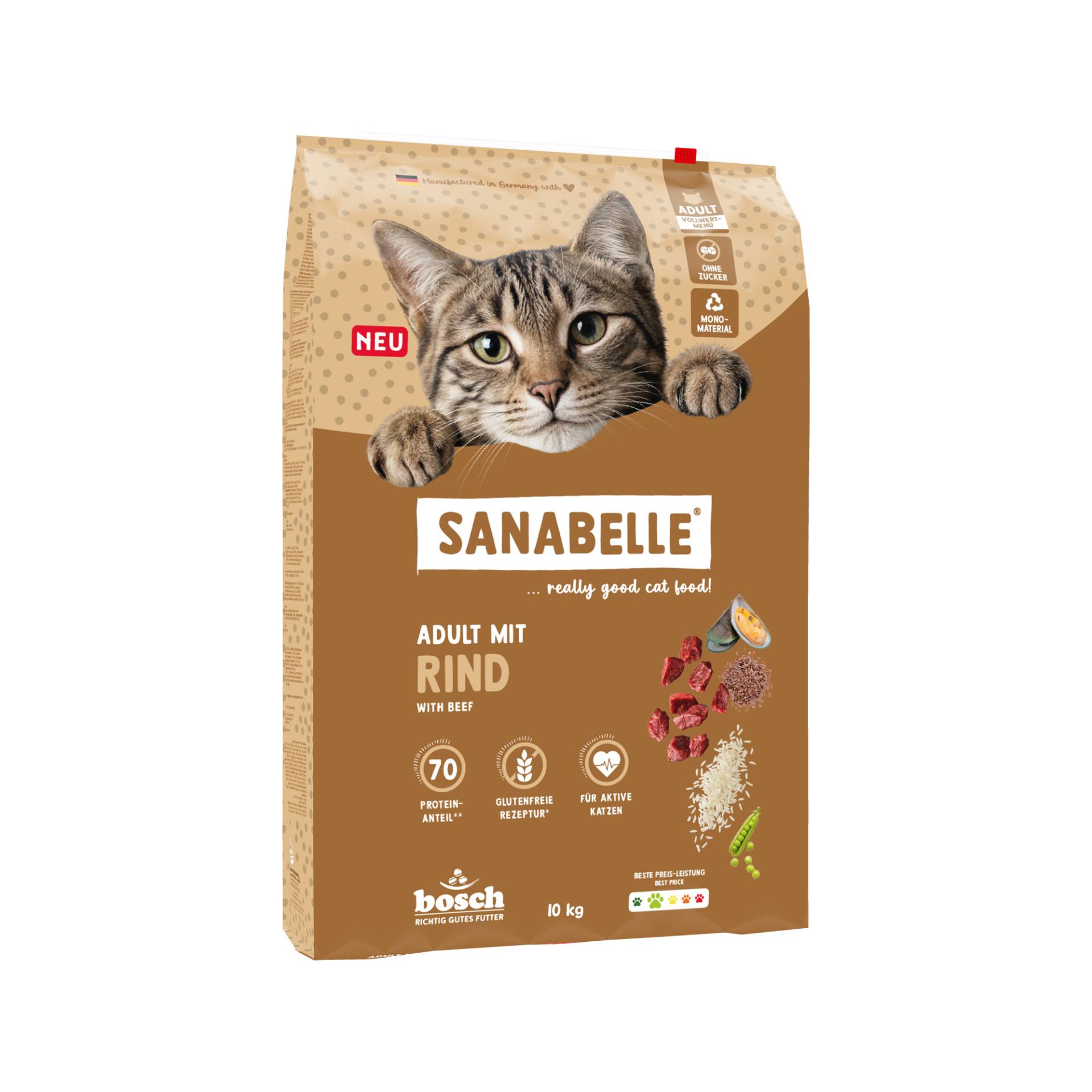 Sanabelle Classic Adult - Rind - 10 kg Sanabelle Classic Adult - Rind - 10 kg von Sanabelle