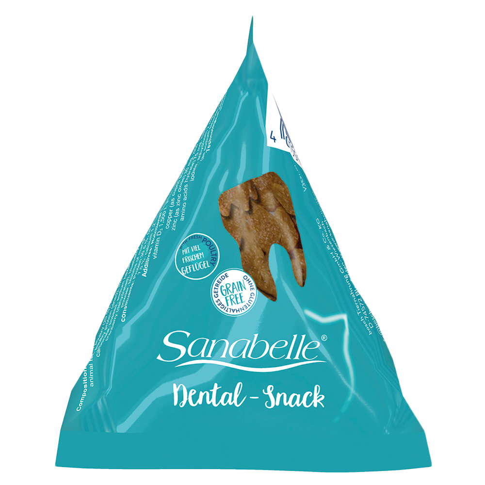 Sanabelle Dental Snack im Tetraeder - 12 x 20 g von Sanabelle