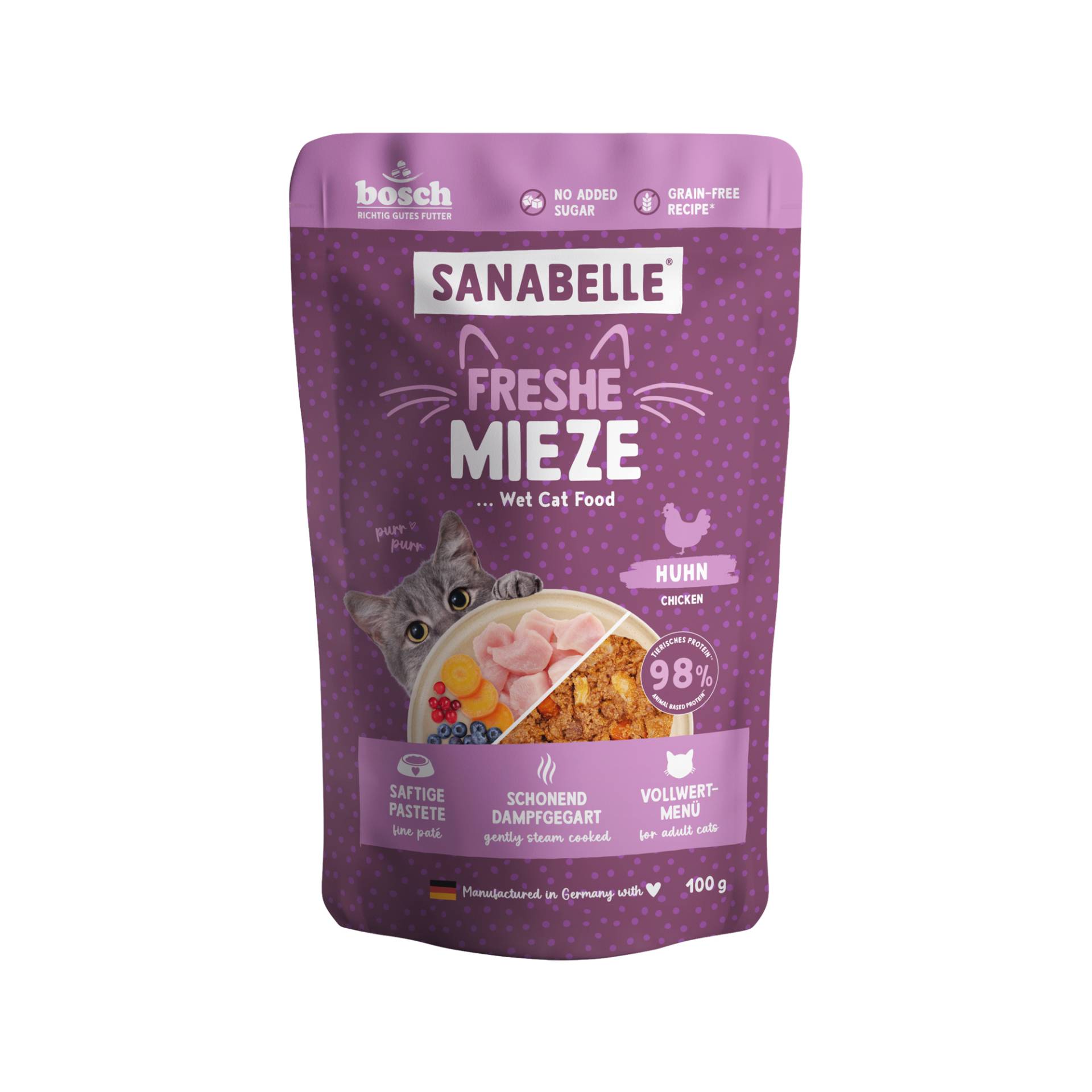 Sanabelle Freshe Mieze Nassfutter - Huhn - 10 x 100 g Sanabelle Freshe Mieze Nassfutter - Huhn - 10 x 100 g von Sanabelle