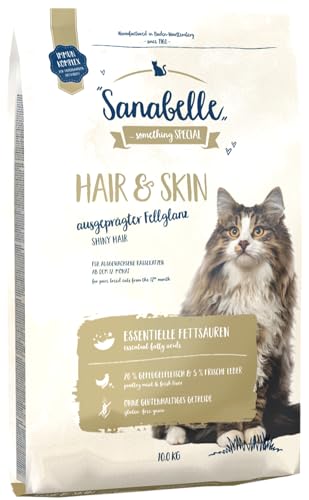 Sanabelle Hair & Skin Dry Cat Food for Breed Cats to Support Optimal Fur Expression 1 x 400 g Sanabelle Hair & Skin Dry Cat Food for Breed Cats to Support Optimal Fur Expression 1 x 400 g von Sanabelle