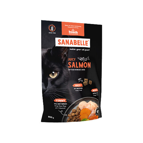 Sanabelle Juicy Katzensnack - Lachs - 800 g von Sanabelle