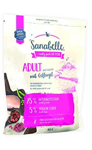 Sanabelle Katzenfutter Adult Geflügel 400g von Sanabelle