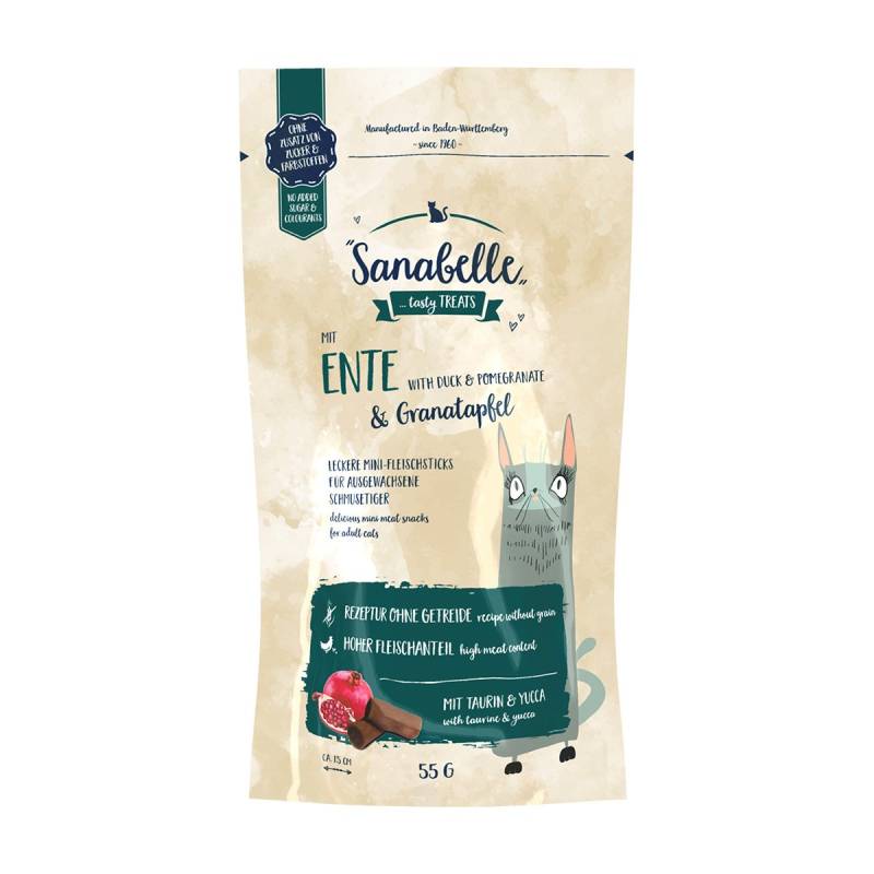 Sanabelle Katzensnack Ente & Granatapfel 55g von Sanabelle