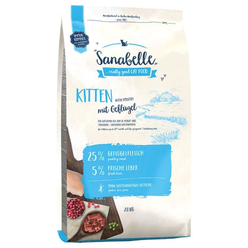Sanabelle Kitten - Sparpaket: 2 x 2 kg von Sanabelle