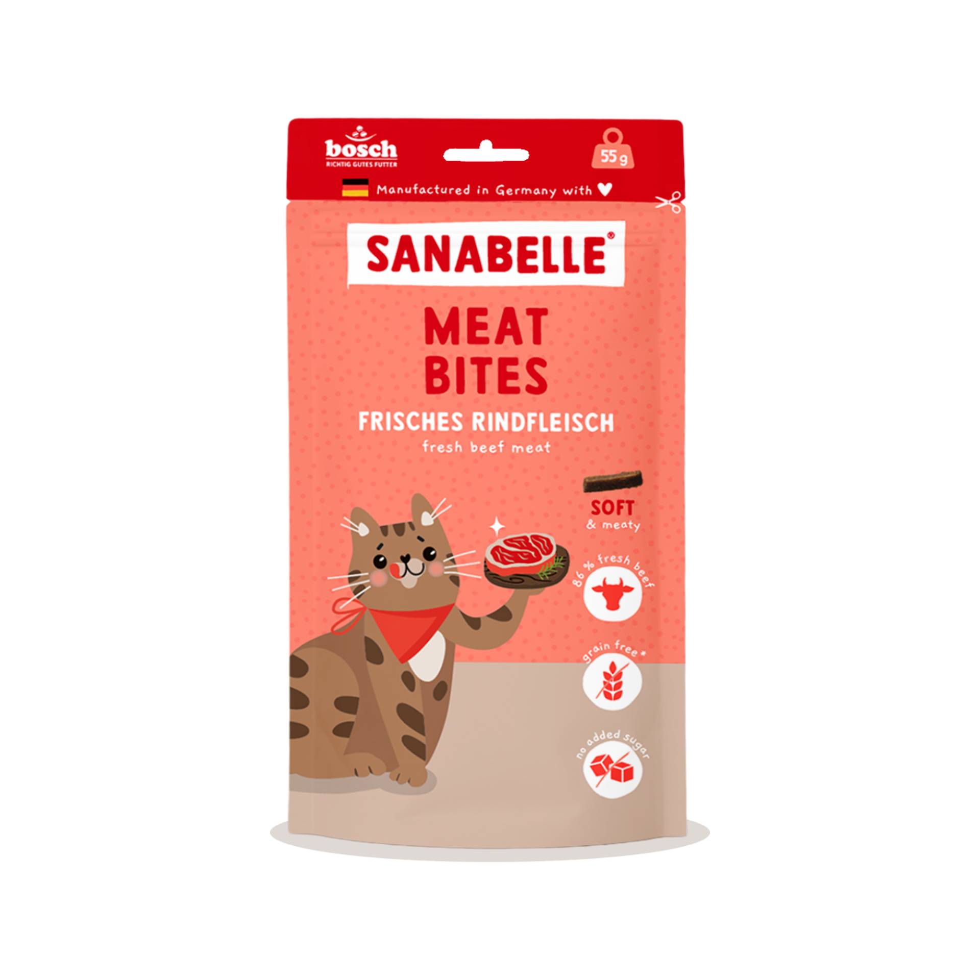 Sanabelle Meat Bites - Frisches Rindfleisch - 55 g Sanabelle Meat Bites - Frisches Rindfleisch - 55 g von Sanabelle
