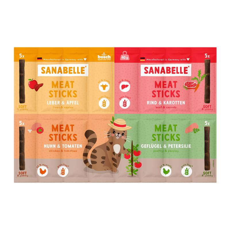 Sanabelle Meat Sticks - Mix - 40 g von Sanabelle