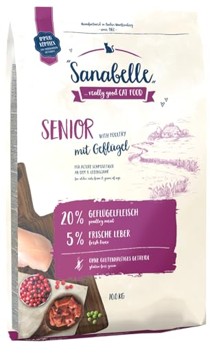 Sanabelle Senior | Katzentrockenfutter für ältere Katzen ab dem 8. Lebensjahr | 6 x 400 g von bosch TIERNAHRUNG