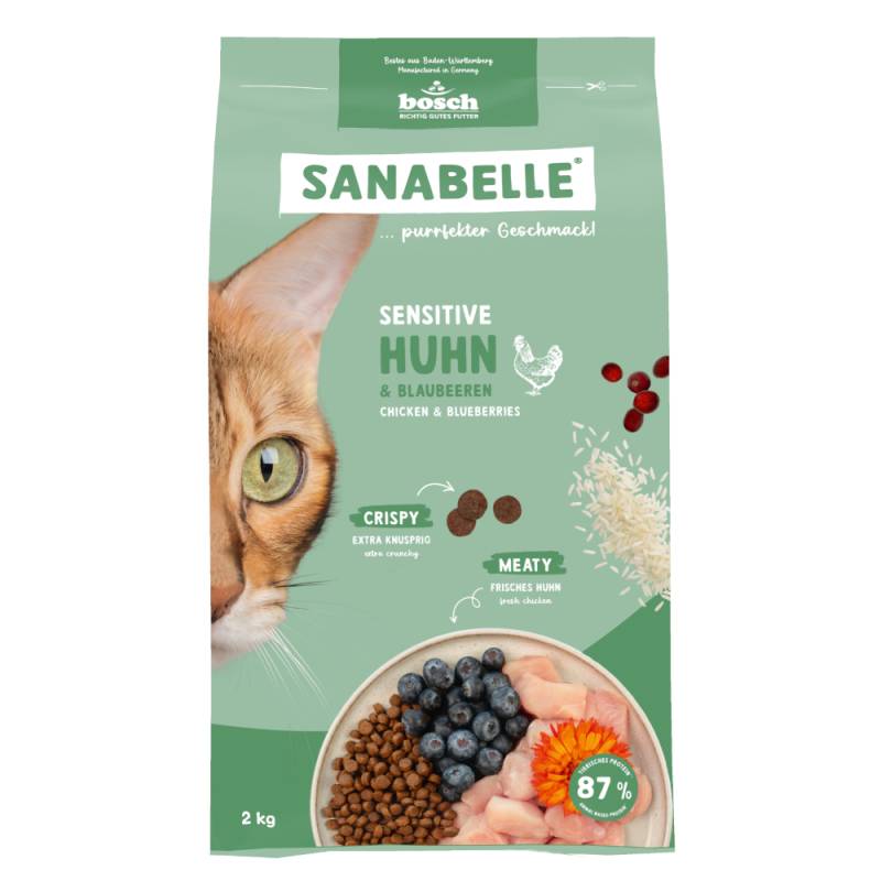 Sanabelle Sensitive Huhn & Blaubeeren - 2 kg von Sanabelle