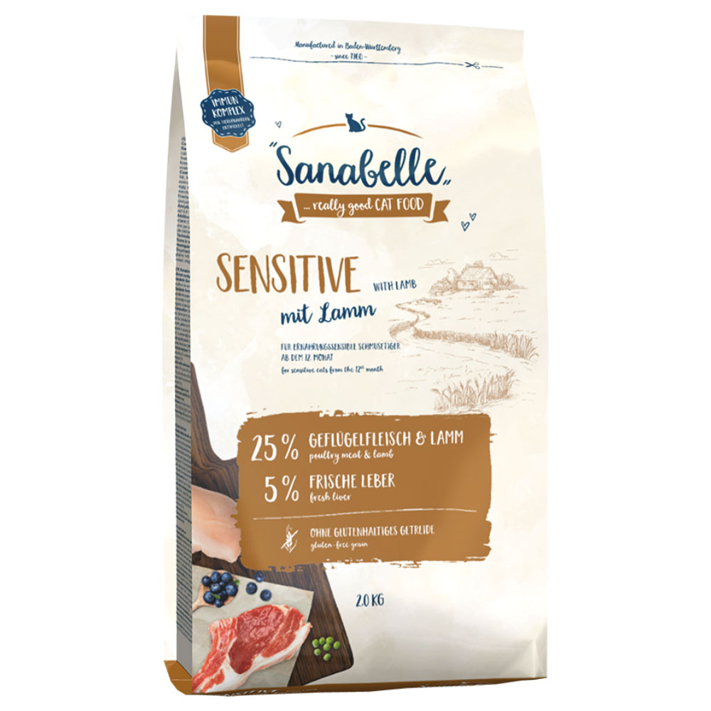Sanabelle Sensitive mit Lamm - 2 x 2 kg von Sanabelle
