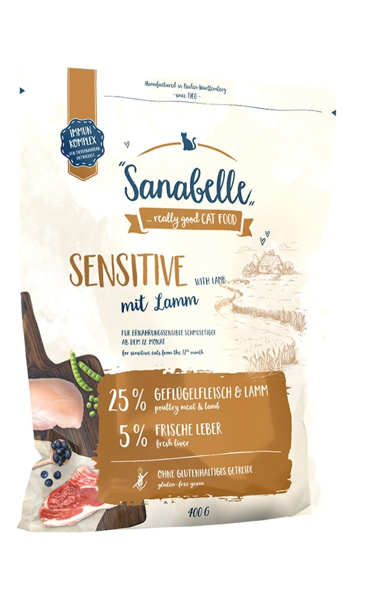 Sanabelle Sensitive mit Lamm Katzentrockenfutter von Sanabelle