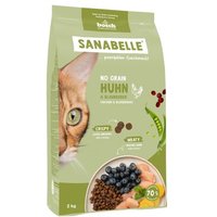Sanabelle Trockenfutter Katze, Adult, No Grain, Huhn 2x2 kg von Sanabelle