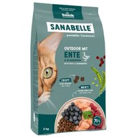 Sanabelle Trockenfutter Katze, Adult, Outdoor, mit Ente 2x2 kg von Sanabelle