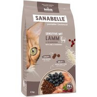 Sanabelle Trockenfutter Katze, Adult, Sensitive mit Lamm 2x2 kg von Sanabelle