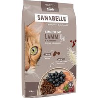 Sanabelle Trockenfutter Katze, Adult, Sensitive mit Lamm 2x8 kg von Sanabelle