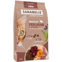Sanabelle Trockenfutter Katze, Adult. Indoor, mit Perlhuhn 2 kg von Sanabelle