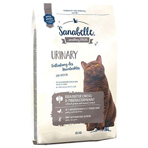 Sanabelle Trockenfutter für ausgewogen und glutenfrei für ausgewachsene Katzen ab 12 Monaten mit empfindlichem Harnsystem, 2 x 10 kg von Sanabelle