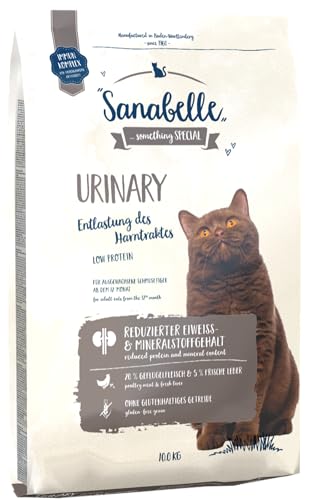Sanabelle Urinary | Katzentrockenfutter für ausgewachsene Katzen mit empfindlichem Harnsystem | 4 x 2 kg von Sanabelle