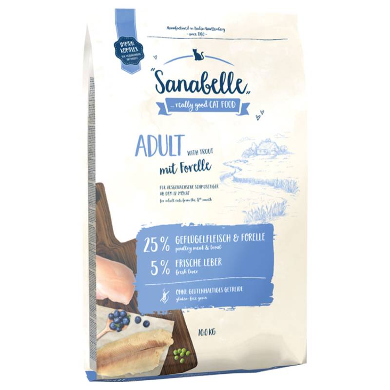 Sparpaket Sanabelle 2 x 10 kg - Adult mit Forelle von Sanabelle