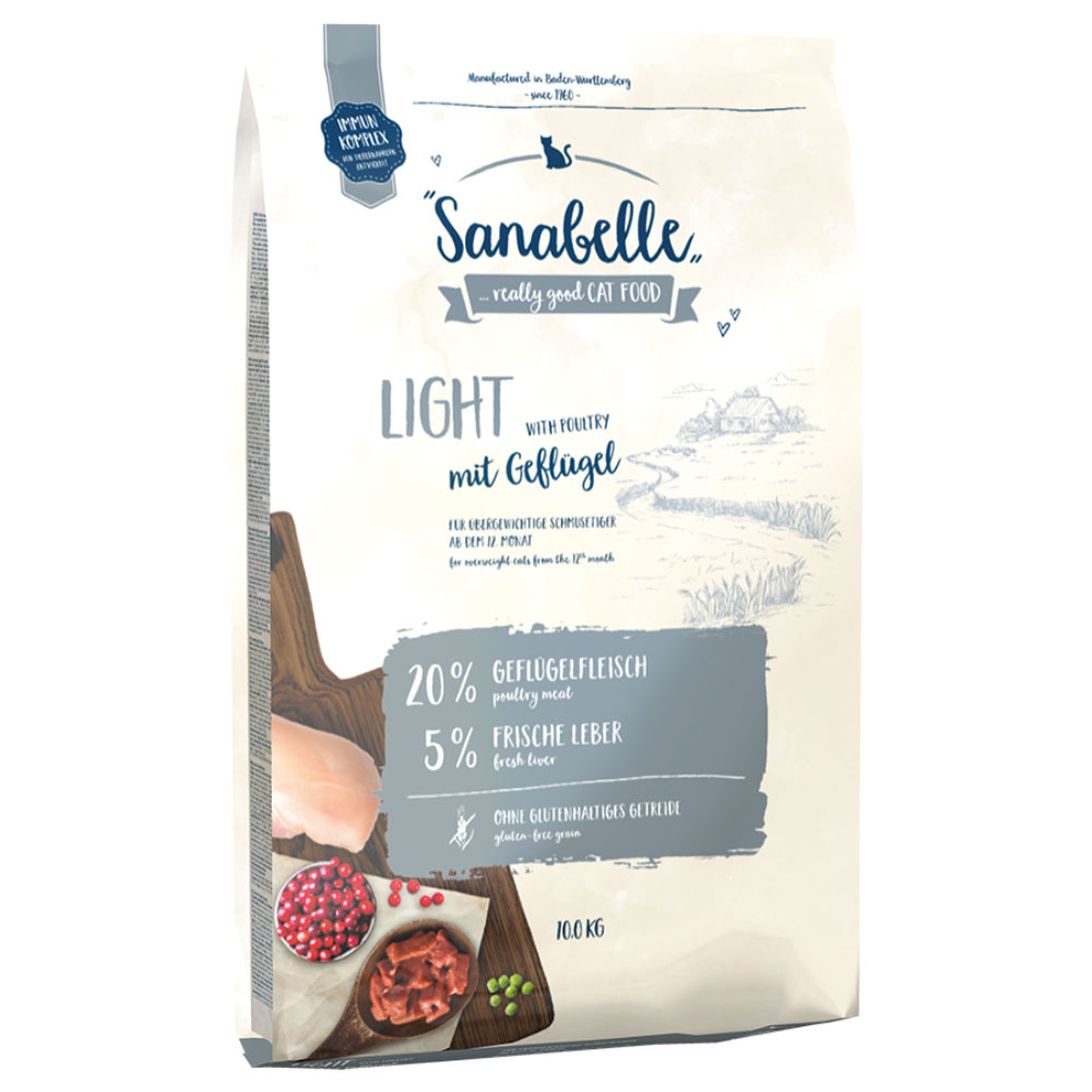 Sparpaket Sanabelle 2 x 10 kg - Light mit Geflügel von Sanabelle