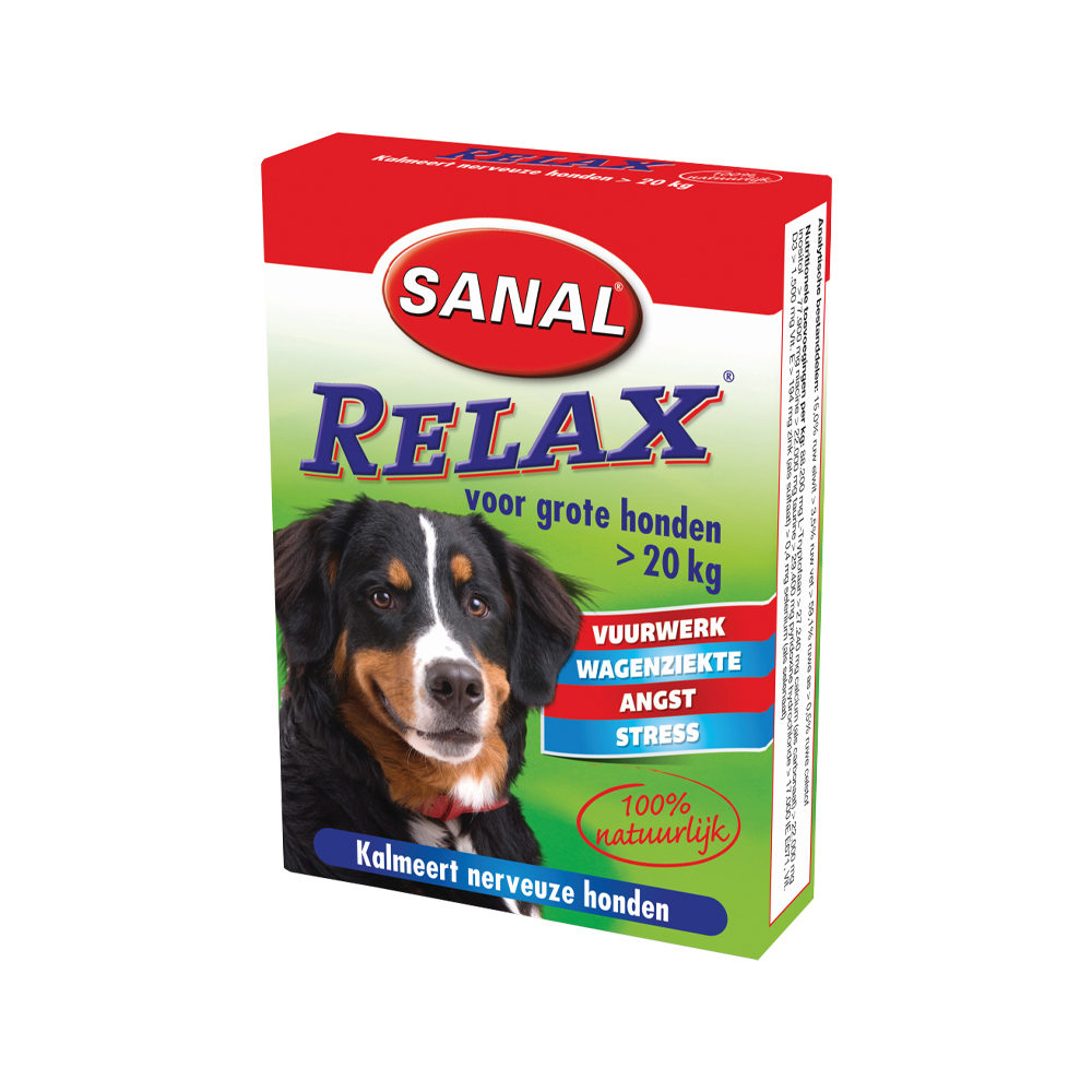 Sanal Relax für große Hunde - 15 Tabletten von Sanal