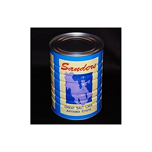 Sanders Premium Great Salt Lake Artemia Eier 90% - 425g für Aquarianer und Züchter, Fischfutter, Geschmacklos, 425g von Sanders