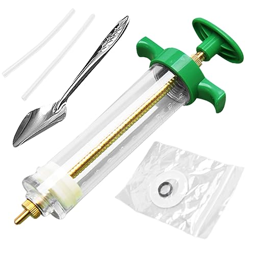 Fütterungsspritze für Babyvogel, 6pcs/festgelegte Babyvögel Fütterungsröhrchen mit Schlauch und Löffel, 50 ml Papageihandvorrichtung mit Skala und Positionierungsschraube für kranke Vogel von Sanfiyya