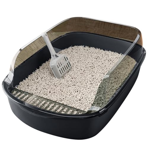 Katzenratschachtel, große Katzenstreubleche, 12l PP Doppelschichtfleckresistente Toilette für den Besitzer des Lieferanten Eigentümer Geschenk von Sanfiyya