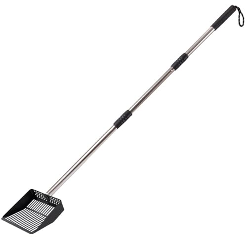 Sanfiyya Großer Müllschaufel, Edelstahl -Hühnchen -Kitzelschöpfe, Abnehmbarer Schaufel -Reinigungswerkzeug mit langem Griff, Hühnerkoop -Zubehör Sanfiyya Großer Müllschaufel, Edelstahl -Hühnchen -Kitzelschöpfe, Abnehmbarer Schaufel -Reinigungswerkzeug mit langem Griff, Hühnerkoop -Zubehör von Sanfiyya