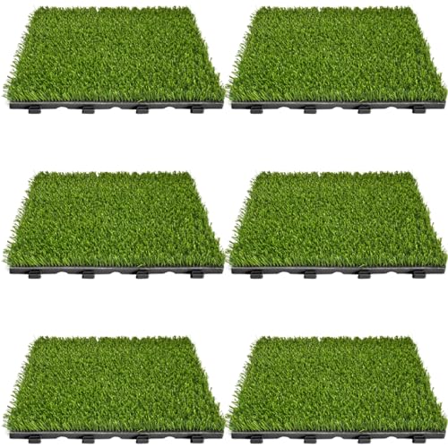 Sanfiyya Künstliche Graspee -Pee -Pad, 6pcs Training Töpfchenpad mit Tablett, 12x12 Bissfestes waschbares falsches Gras für Hunde, wiederverwendbares Hundetöpfchen -Gras für Balkon, Kindergarten Sanfiyya Künstliche Graspee -Pee -Pad, 6pcs Training Töpfchenpad mit Tablett, 12x12 Bissfestes waschbares falsches Gras für Hunde, wiederverwendbares Hundetöpfchen -Gras für Balkon, Kindergarten von Sanfiyya
