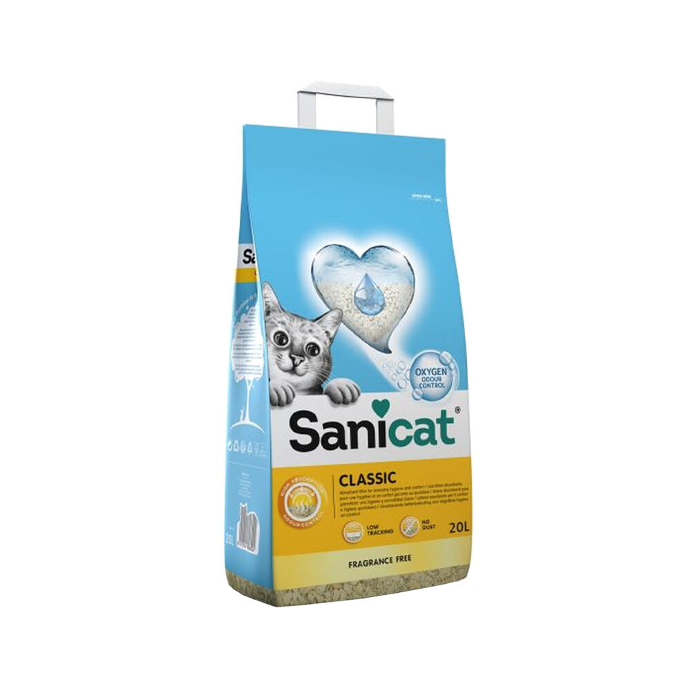 Sanicat Classic Unscented Katzenstreu - 10 l von Sanicat