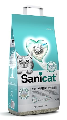 Sanicat Clumping White Katzenstreu 20 L von Sanicat