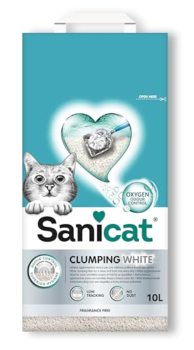 Sanicat Clumping White Unscented 10 L von Sanicat