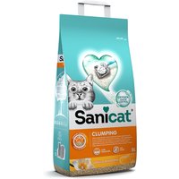 Sanicat Klumpende Katzenstreu mit Vanille & Mandarine - 2 x 8 l von Sanicat