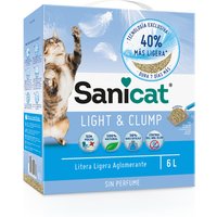Sanicat Light & Clump Klumpende Katzenstreu - 2 x 6 l von Sanicat