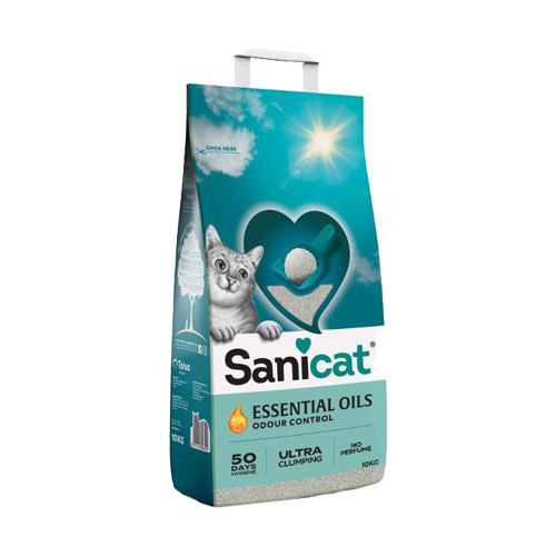 Sanicat Pure Essential Oils Fragrance Free Katzenstreu - 10 kg Sanicat Pure Essential Oils Fragrance Free Katzenstreu - 10 kg von Sanicat