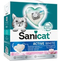 Sanicat Active White Lotus Flower Katzenstreu - 6 l von Sanicat