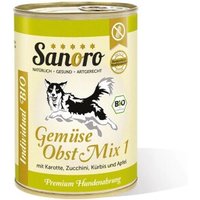 Sanoro BIO Gemüse-Obst-Mix 1 mit Bio-Karotte 12x400g von Sanoro