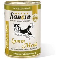 Sanoro Menü Classic vom Lamm mit 50 % Fleischanteil - 12x400g von Sanoro